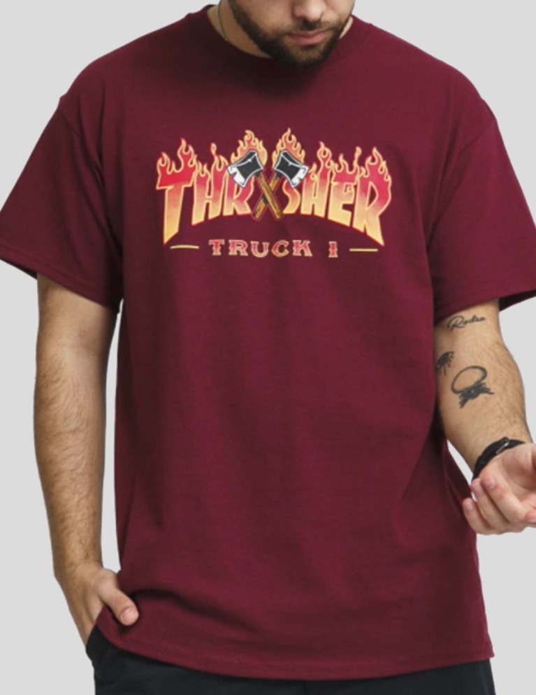 T-shirt THRASHER truck 1 tee mar